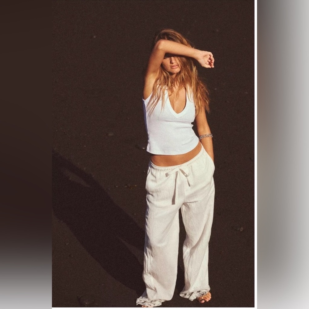 Straight Leg Drawstring Pants